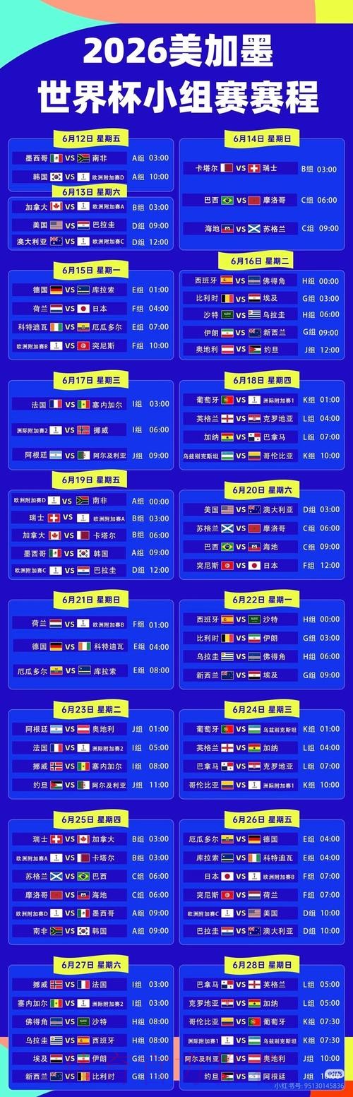 2026世界杯直播一览完整安排在哪里看 2026世界杯直播一览完整安排在哪里看